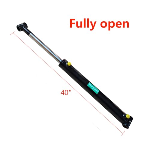 Image of Hydraulic Cylinder Double Acting Universal Hydraulic Cylinders 2900-3600 PSI (OD 2.38 inch Pin Hole 1 inch Stroke 16 inch)