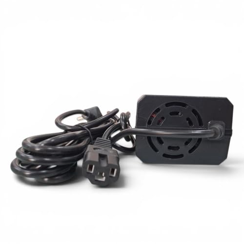Image of Electric Scooter Charger 48V 4 AMP | GRAPHENO | Lead Acid and Graphene Batteries | 4 Battery Scooter | Longest Wire | Fast Charging | Heavy Duty with Percentage Screen | AUTO Cutoff.