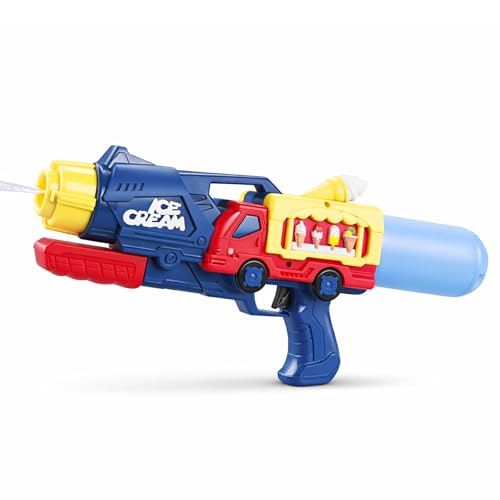 Image of Toyshine Ice Cream Truck Design Handheld High Pressure Water Gun Squirt Pichkari Perfect for Holi Festival & Summer Outdoor Fun for Kids Boys Girls 4 & Above