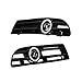 Shkalacar Fog Light LED Front Bumper Grille DRL Lamp Part Compatible with VW Jetta Bora Mk4 99-04, Fog Light LED Front Bumper Grille DRL Lamp Part Replacement