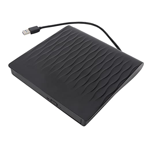 Unidad óptica externa USB 3.0 portátil negra miniatura 3
