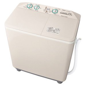 Amazon.co.jp: アクア 3.5kg 2槽式洗濯機 ソフトグレーAQUA AQW-N350