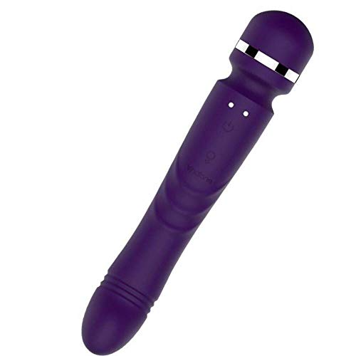 Vibromasseur rechargeable 2 en 1 Nalone Yoni pourpre pour le bien-être intime