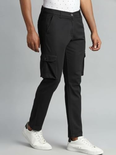 Image of Leriya Fashion Cargo Pants for Men | Pure Cotton Cargo Pant for Men | Button Waist Pant Premium Cotton Casual Trouser | 6 Pocket Pants for Man Cargo Comfortable All-Day (Also Available in Plus Sizes)