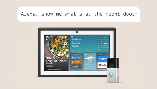 Echo Show 15 (newest model) with Ring Battery Doorbell Plus (newe...