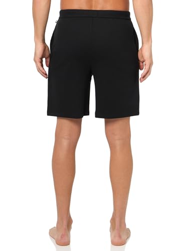 Image of BOSS Men's Waffle Contrast Logo Lounge Shorts