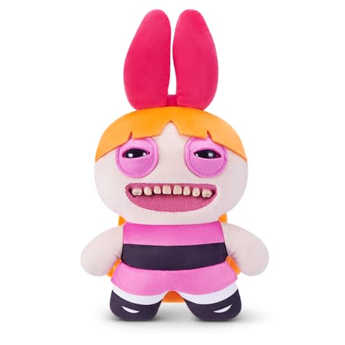 Fuggler Powerpuff Girls 9-Inch Plush Toy (Blossom) by ZURU – Funny Ugly Monster Stuffed Animal with Human-Like Teeth, Collectible Plush for Kids,...