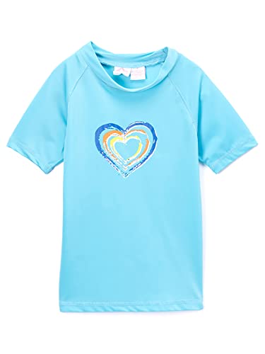 Image of Kanu Surf Girls' Karlie Rash Guard UPF 50+ Sun Protection Short Sleeve Swim Shirt