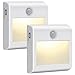 Luz Nocturna con Sensor de Movimiento, 2 Piezas Luz Armario Pilas con con 7 LED, 3 Modos y Imán Incorporado, Luz Nocturna Infantil para Armario, Dormitorio, Escalera, Pasillo, Cocina, Baño, Garaje
