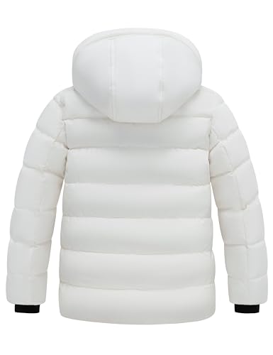 Image of wantdo Boys' Winter Coat Thick Puffer Jacket Snow Wear With Removable Hood