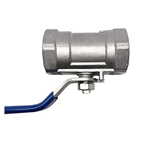 Válvula de bola en acero inoxidable SS304 con rosca hembra de 1/4 pulgada 3