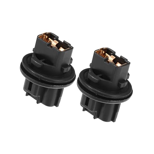 ACROPIX Front Turn Signal Light Lamp Bulb Holder 81128-06470 for Toyota Avalon 2013-2016 Plastic Black (Set of 2) Car Parts