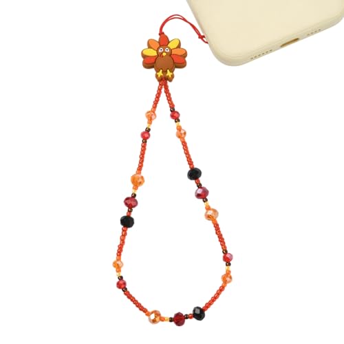 Ornaland Thanksgiving Beaded Phone Wrist Strap Charm, Turkey by Ornaland - Used condition - US$5.94