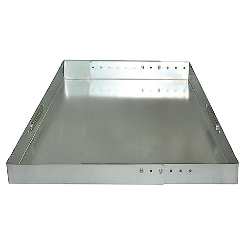 Bandeja expandible para chimenea, ceniza acero galvanizado para colección cenizas, bandeja para...
