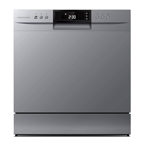 Cookology CTTD8SL-b Mini Counter Top Dishwasher in...