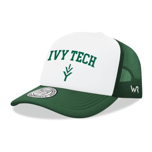 Gorra W Republic Ivy Tech Seal blanca y verde miniatura 1