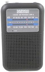Daewoo DRP-8 Personal Analógica Negro - Radio (Personal, Analógic...