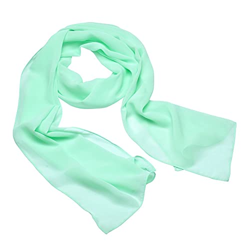 Mint Chiffon Scarf, head scarf,Wrap,chiffon scarves, Wrap Shawl, Plain Colors Shawl.(P6)