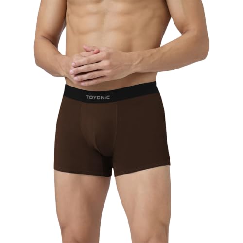 Image of Men's Extra Thin Ice Silk Boxer Briefs (Pack of 3) | Long Leg Elastic Underwear | Breathable & Lightweight Smooth Fabric Trunks