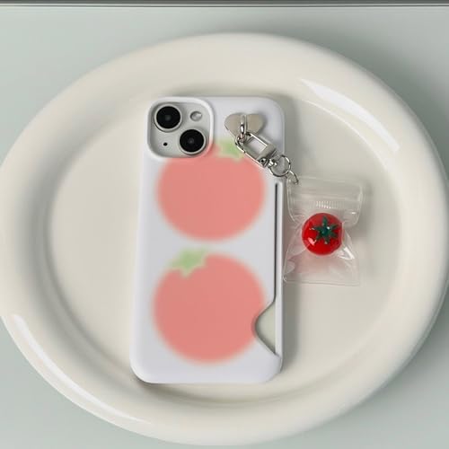 Vdaxvme Lovely Tomato Charm Phone Accessory Attractive Pendant Phone Adornment Keychain for Stylish Accessory Lovers Lovely Charm — view 6