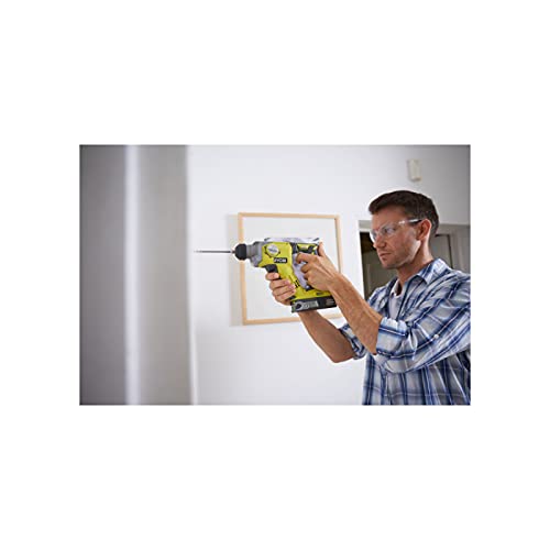 Pack Marteau perforateur RYOBI 18V One+ - 1 batterie LithiumPlus 2.5Ah - Kit 3 burins SDS+ - RAKSPC03