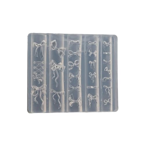 Silicone Mould Set for Crafting Bowknot Nail Art and Jewelry Making Tool