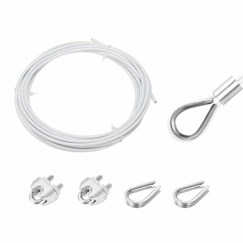 MECCANIXITY 16tB[g C[[v 304XeXX`[P[u 3mm(1/8C`) rj[R[eBO XN[`bN2 wʂ 肷 fbL ݂艺 ߗޗpCp zCg 5m