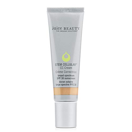 Juice Beauty Stem Cellular CC Cream, Beach Glow - SPF 30 Broad Spectrum Sunscreen and Color-Correcting Face Cream - Vegan, Made with Certified Organic Ingredients (1.7 Fl Oz)