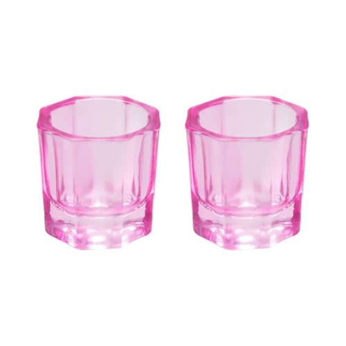 Juego 2 Pzas Vasos de Cristal para Manicura miniatura 1