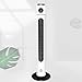 YUELEI- - Fan di Torre 110 cm per casa e ufficio, 0,5-7,5 ore Timer, 3 velocità 70 ° oscillante Ventola di raffreddamento LED Display Torre Ventola Aria Depurazione ionica negativa Aria OUZDLFJ-4