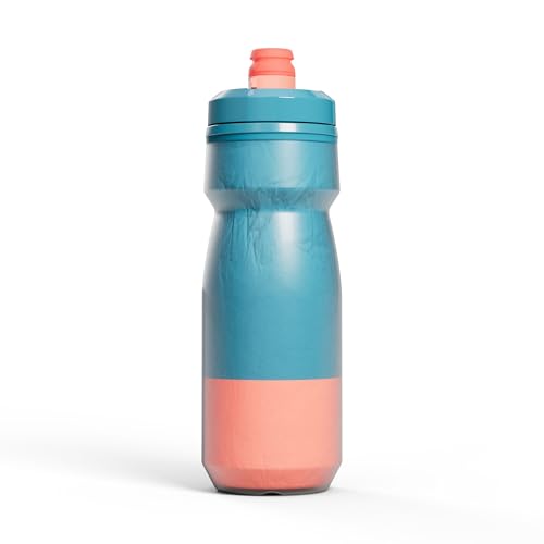 Image of CamelBak Podium Chill Insulated Bike Squeeze Water Bottle, Cold Retention for Cycling, 21oz, Mercury Teal