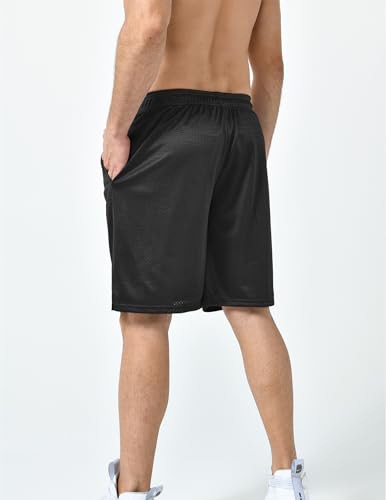 Image of Liberty Pro 5 Pack: Mens Athletic Shorts, 9 inch Mesh Basketball Shorts Men Active Gym Shorts with Pockets