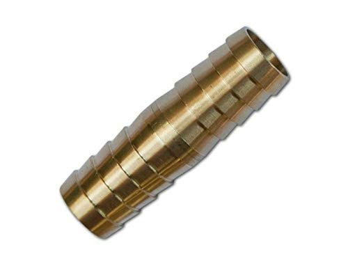 32 mm Brass Straight Hose Joiner Barbed Connector Air Fuel Water Pipe Tubing
