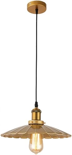 Miniatura 12 de Iluminación colgante de metal dorado de estilo industrial para isla de cocina, lámparas colgantes retro americanas para mesa de comedor, lámpara