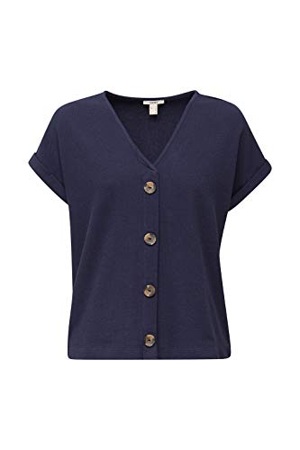 Preisvergleich Produktbild ESPRIT Damen 030EE1K408 T-Shirt, 400 / NAVY, M
