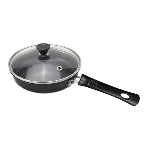 susiodeu Sartén pequeña para huevos, máquina para hacer tortillas, estufa o placa de inducción, sartén para placa de inducción, sartén pequeña antiadherente