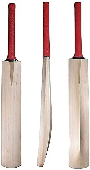 Siddhi Enterprises Plain Popular Willow Cricket Bat Full Size – Lightweight Wooden Bat with Protective Cover for Tennis & Rubber Ball (Red)-image-37