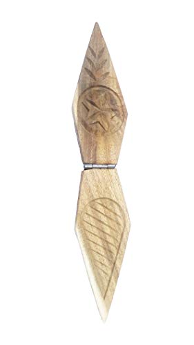 Image of Made in india Thekua Mould /Khajoor Mould (Thekua Sanecha) Pack of 1 Piece Big Size (Extra Small)