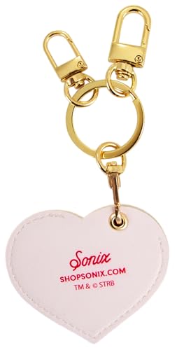 Image of Sonix Keychain Case Compatible with Apple AirTag | Protective AirTag Cover Keychain | Strawberry Shortcake Berry Besties