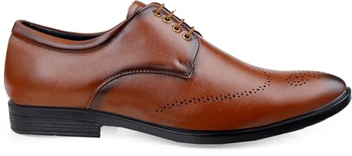 Image of Formal Brogue Lace Up Corporate Casuals for Men
