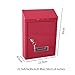 LDDIFHWW Wall Mount Mailbox Lockable Box for Home Decorative