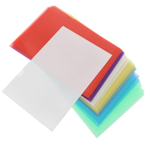 Dossiers plastiques multicolores pour protéger vos papiers contre l'eau et l'usure