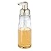 mDesign Foaming Soap Dispenser Pump, for Kitchen, Bathroom Vanities - Clear/Satin by Metro Decor