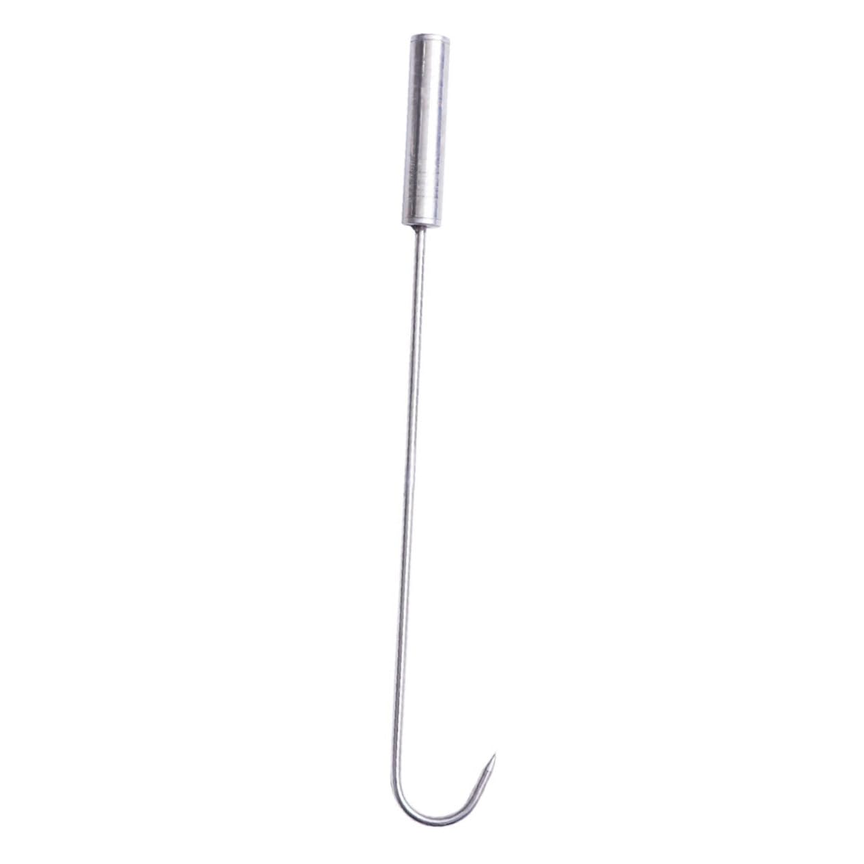 Cabilock Professional Roasting Flipper Hook Sturdy Meat Hook for Grilling and Roasting Wear Resistant Flipper for Meat Fish and Kitchen Use for Bbq and Food Service