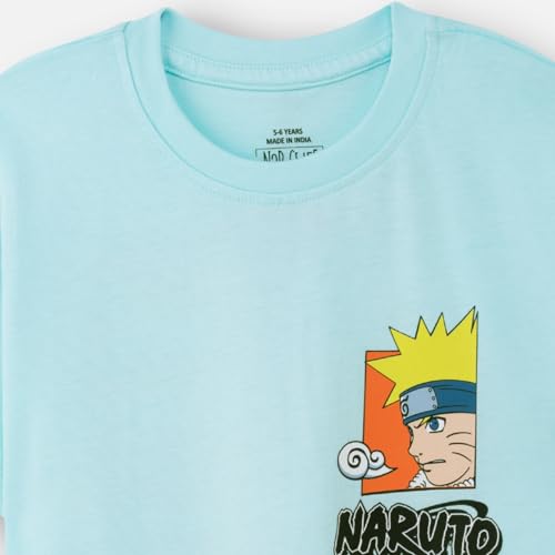 Image of Nap Chief Unisex Kids Cotton Official Characters Printed Co ord Sets for Boys & Girls, T Shirt and Shorts for Casual Wear