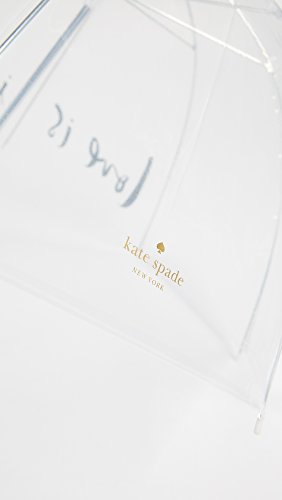 Kate Spade New York Clear Umbrella For Rain, Large Bubble Umbrella For Weddings, Love Is In The Air #TOP3