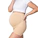 BELLY BANDIT BASICS Maternity Support Shorts – Over-Belly Pregnancy Shapewear for Gentle Compression & Back Support – Seamless, Breathable, and Comfortable Pregnancy Shorts | Nude, Large