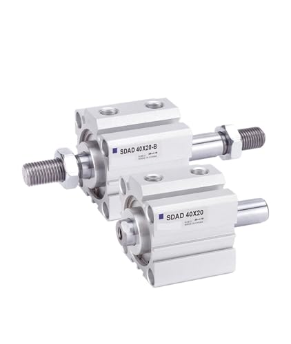 Vérin pneumatique SDAD20 SDAD80 double effet compact pour machine