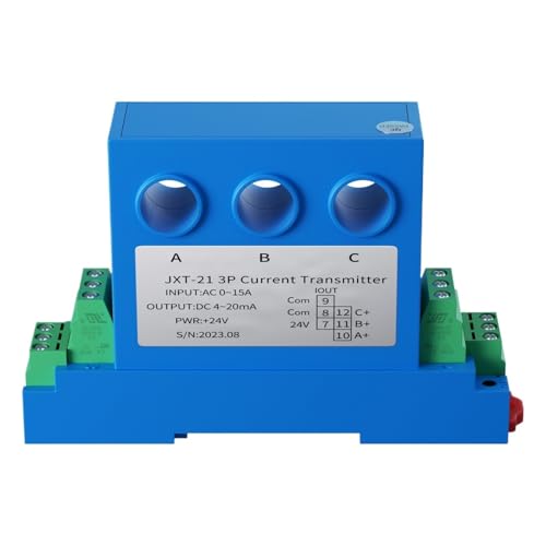 Transmisor de corriente AC 0-20A con salida flexible de 0-10V para un control industrial exacto