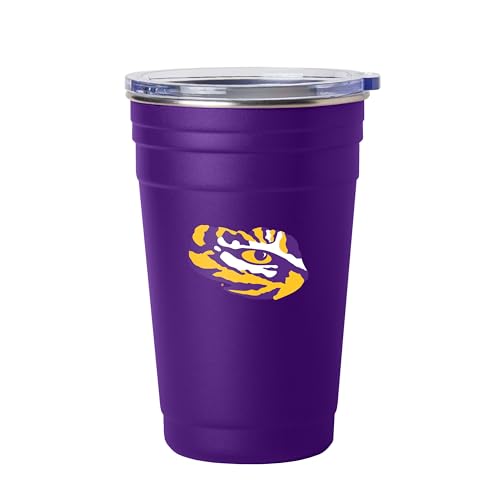 Image of Logo Brands NCAA 22 oz Stainless Steel Tailgate Cup -Double Wall Vacuum-Sealed Durable For Hot & Cold Drinks, Perfect for Gameday & Tailgating